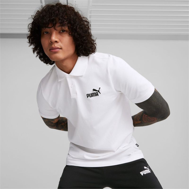 ESS Pique Polo Puma White 2XL Linstashop