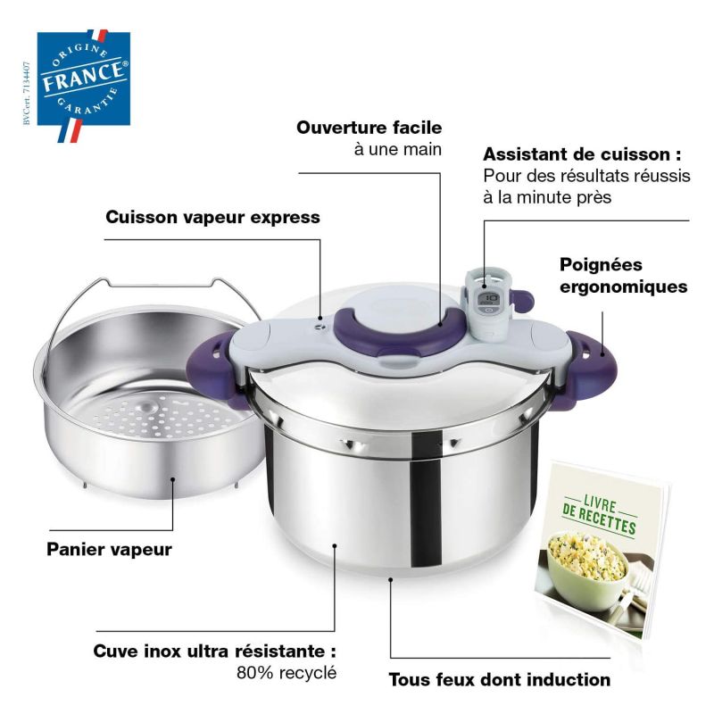 Seb Clipso Cocotte-minute, Cocotte Fonte, Faitout, Cuisson saine