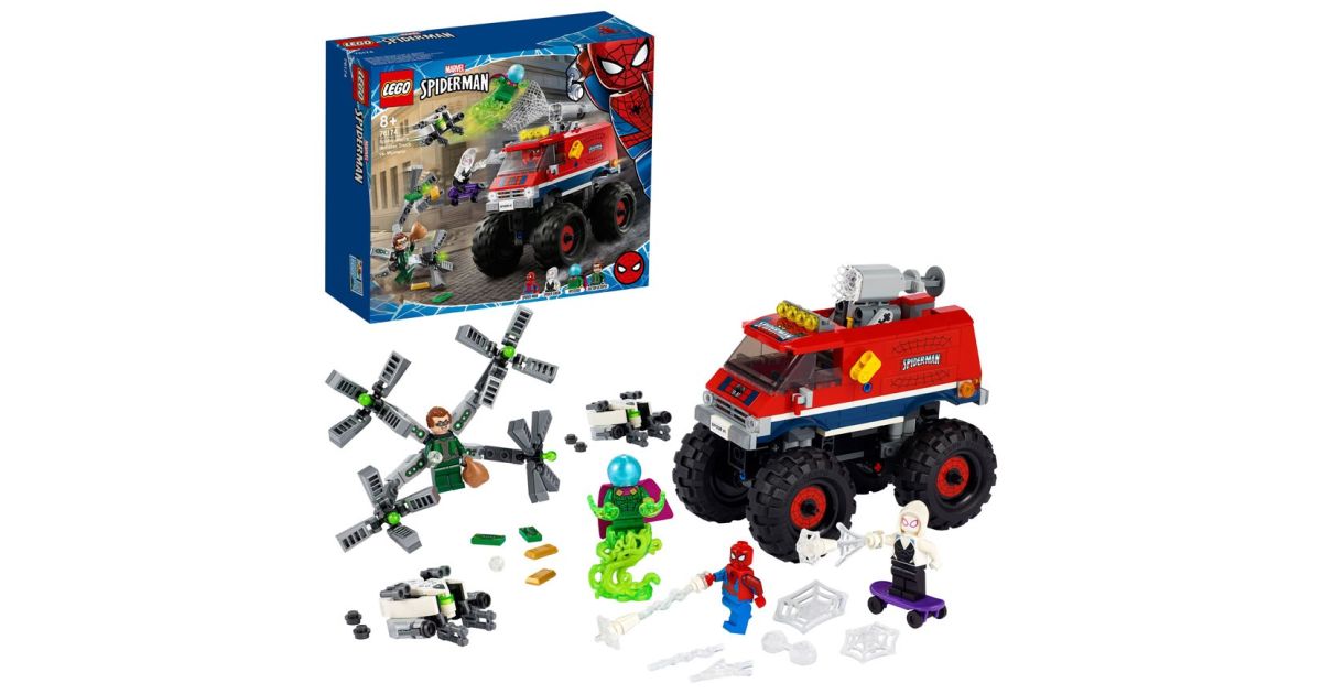 Lego spiderman truck online